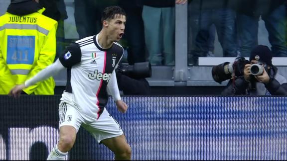 Ronaldo scores first half brace for Juventus