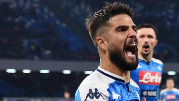 Insigne solo effort sends Napoli into semis