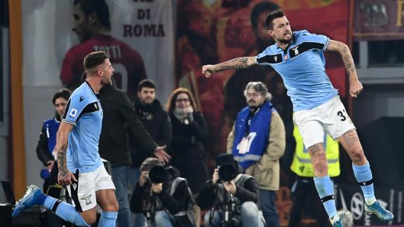 Unbelievable Roma mishap allows Lazio to equalize