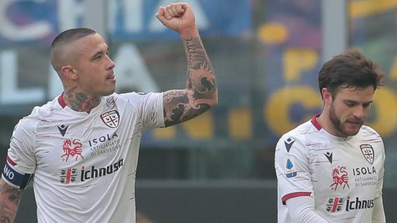 Nainggolan grabs leveller against parent club Inter