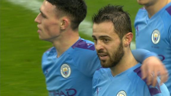 Bernardo Silva makes it 2-0 after 20 minutes