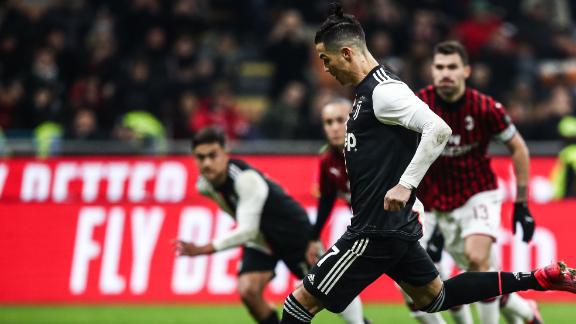 Ronaldo's stoppage-time penalty brings Juve level