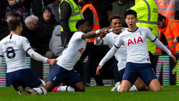 Late Villa mistake gifts Spurs victory