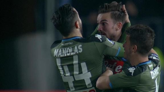 Stunning Ruiz curler puts Napoli in front