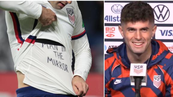Pulisic explains his 'man in the mirror' celebration vs. Mexico