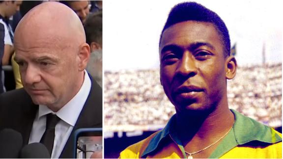 Infantino: FIFA will ask every country to name a stadium after Pele