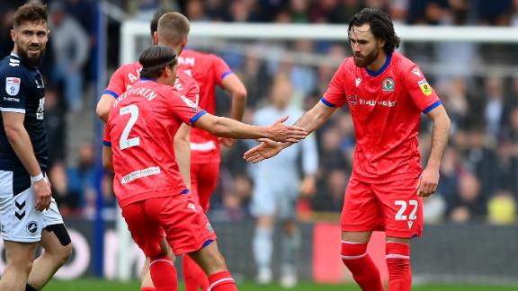 Millwall FC - Millwall defeated by Blackburn Rovers