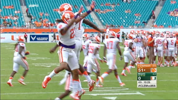 Clemson miami score store