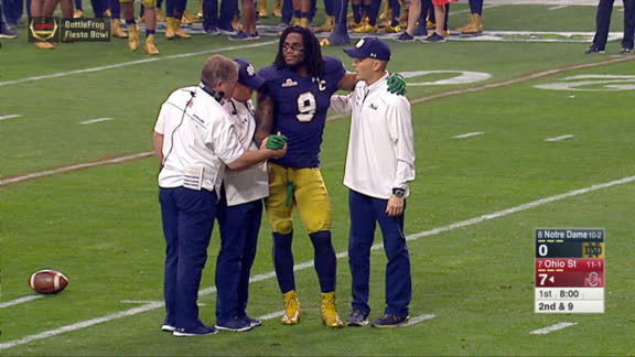 Jaylon Smith leaves game - ESPN Video