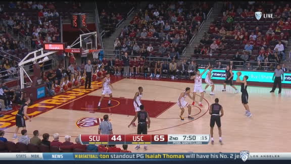 USC dunks its way to 82-59 win over Santa Clara - ABC7 Los Angeles