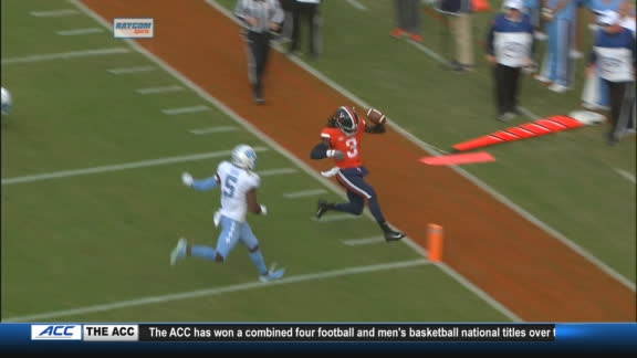 Perkins Leads Virginia Past North Carolina 31 21 Abc11 Com