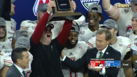 Northern Illinois Wins 2018 Marathon MAC Football Championship Game -  Mid-American Conference