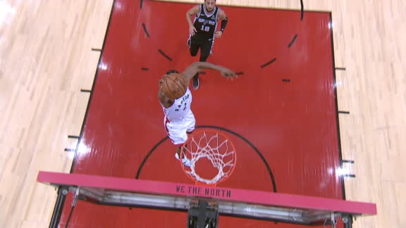 DeRozan's turnover leads to Leonard's big dunk