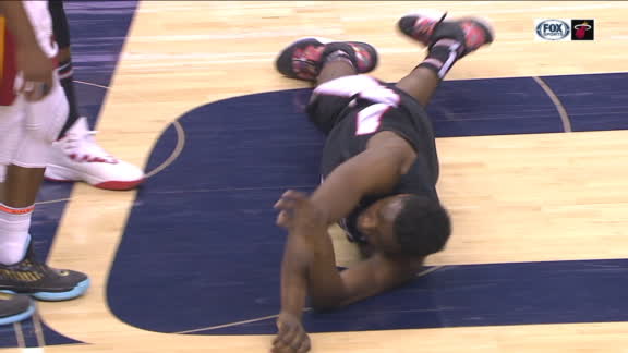 Bryant flops, rolls away from the scene