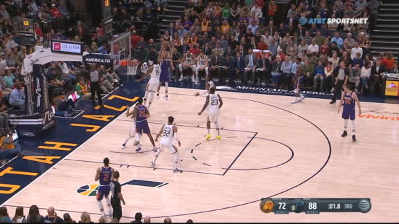 Booker's jumper gives him 47 points through 3 quarters