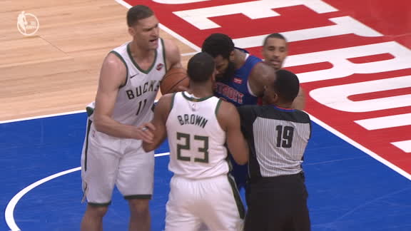 Drummond, Brown assessed technical fouls for altercation