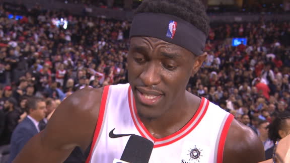 Siakam after Raptors Game 1 win: 'I'm doing it for my dad'