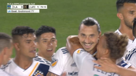 LA Galaxy's Zlatan completes his hat trick