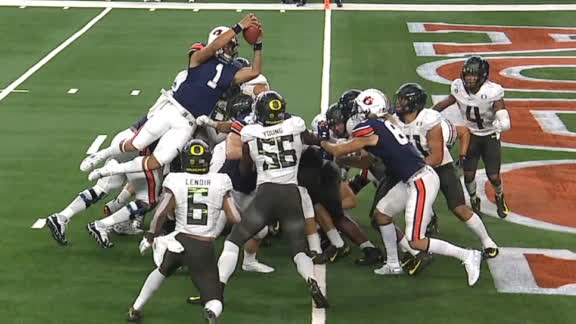 Auburn 27 21 Oregon Aug 31 2019 Final Score ESPN