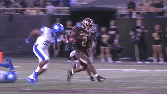 Western Michigan's Bellamy runs in for 73-yard TD