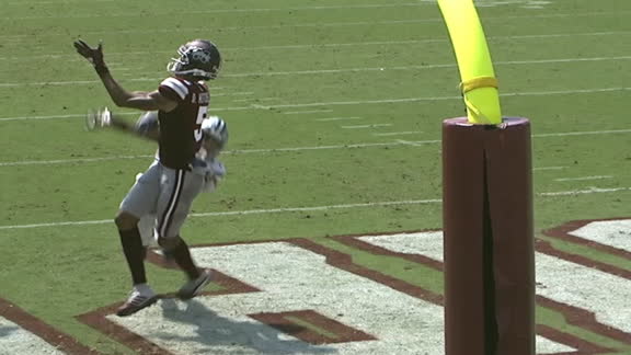 Mississippi State's Mitchell makes one-handed TD grab