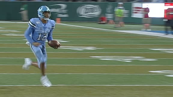 Tulane ties game with QB keeper
