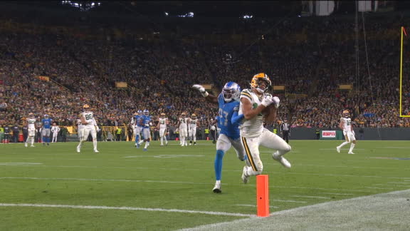 Lazard reels in unbelievable catch for Packers' TD