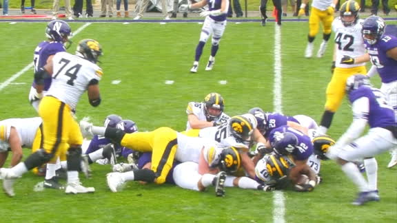 No 20 Iowa Blanks Northwestern 20 0 Abc7 Chicago