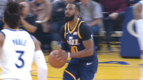 Conley drains half-court shot