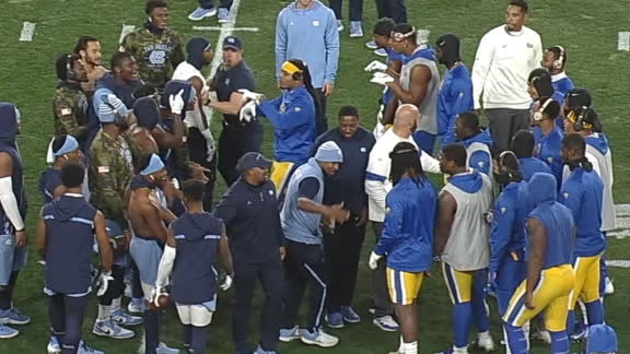 UNC, Pitt scuffle before game