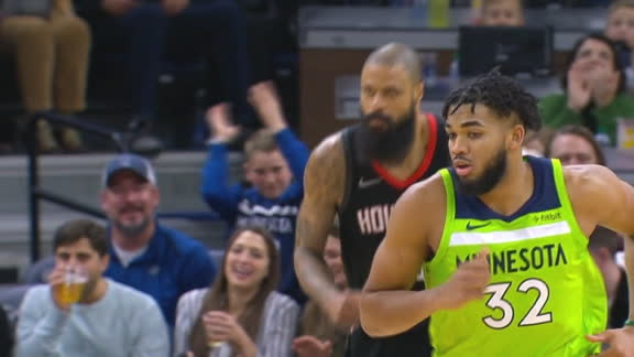 KAT throws down putback slam