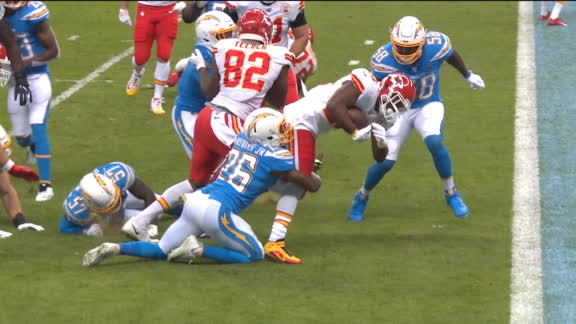 Mathieu picks Rivers to set up McCoy TD run