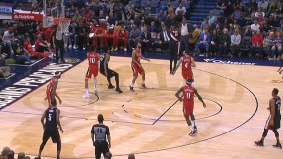 Melo drains sweet step-back 2