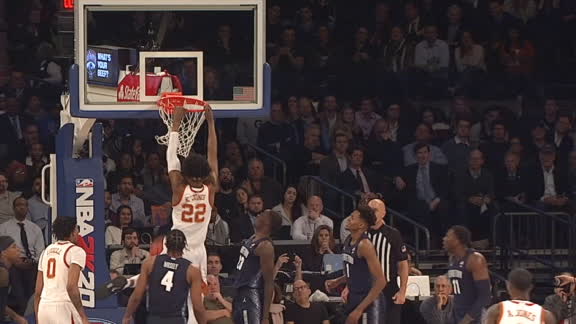 Texas' Jones hustles and throws it down