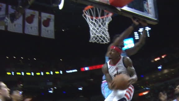 Beal gets beautiful up-and-under to fall