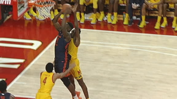 Cockburn throws down massive and-1 slam