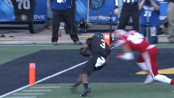 Evans scores 3rd TD of 1st quarter