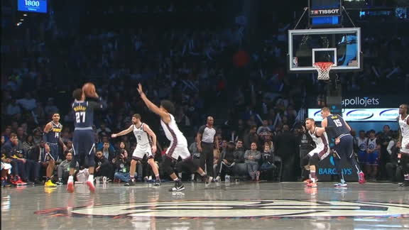Murray drills 3 right before halftime