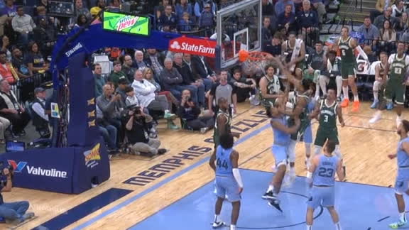 Giannis handed technical after vicious poster dunk