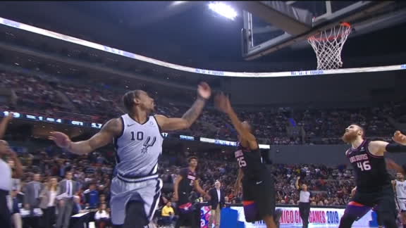 DeRozan makes game-tying layup, misses game-winning FT