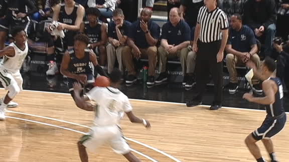 Bronny drops in deep floater