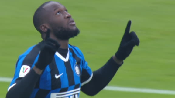 Lukaku puts Inter 3 up after halftime