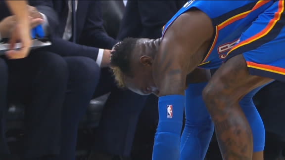 Schroder stashes loose tooth in sock