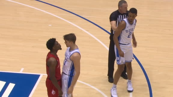 Stanley, Perry get heated on court