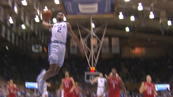 Stanley elevates for the powerful slam