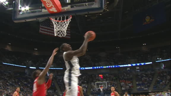 PSU's Watkins flips in reverse alley-oop