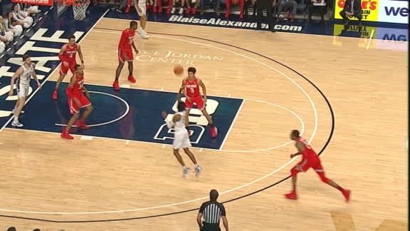PSU's Wheeler barely beats the shot clock