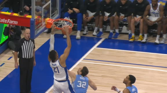 Johnson Scores 20 Pitt Drills Reeling North Carolina 66 52
