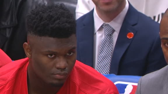 'We want Zion!' chants break out in New Orleans