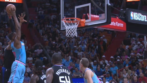 Adebayo throws down Superman slam, plus the foul